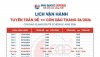 Lịch chạy tàu Trần Đề (Sóc Trăng) - Côn Đảo 6/2026